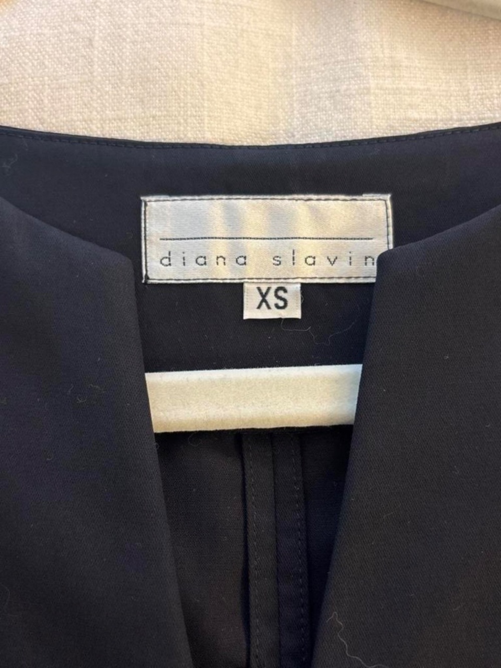 Diana Slavin Black Blouse - Picture 2 of 4